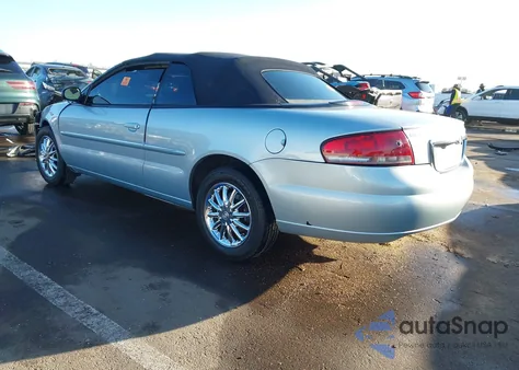 2002 Chrysler Sebring Limited z USA, uszkodzony, nr VIN 1C3EL65R62N233429